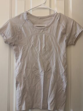 White Lululemon Short Sleeve Swiftly Tech